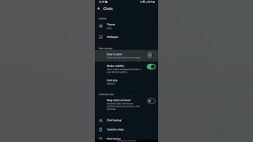 Disable enter key send on WhatsApp