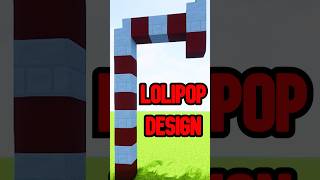 Minecraft Build Hack - Lollipop #shorts