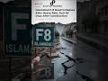 Islamabad F8 road collapse | #islamabad #facts #news #shortsfacts #factshorts #map #update #shorts