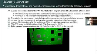 UCAnFly: A CubeSat to Test Magnetic Sensing Technologies for Gravitational Wave Detectors in Space