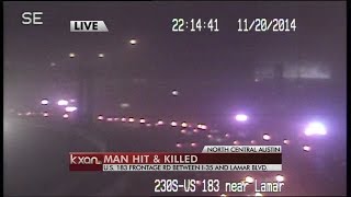 Man walking along frontage road of Highway 183 struck, killed