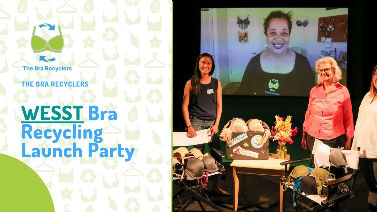 Elaine Speaks at WESST Bra Recycling Launch Party
