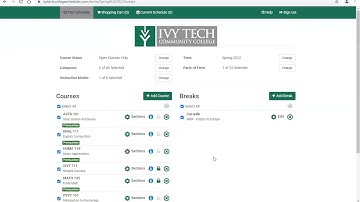 Schedule Builder overview