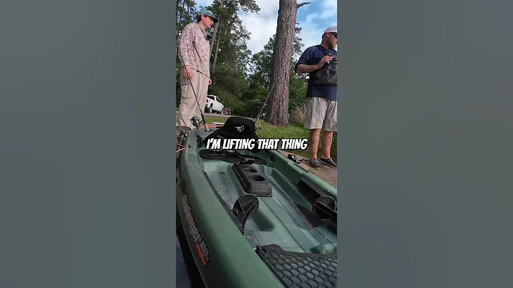 His kayak costs HOW MUCH?!? #fishing #shorts