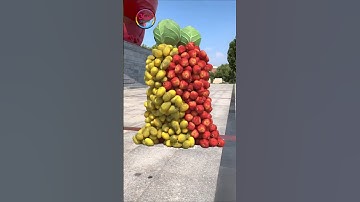 Create humanoid vegetable and fruit characters🤠 stand up, walk and collision...
