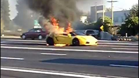 LAMBORGHINI ON FIRE--OFFICIAL VIDEO