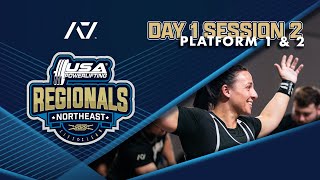 2025 USA Powerlifting Northeast Regionals - Day 1, Session 2, Platforms 1&2
