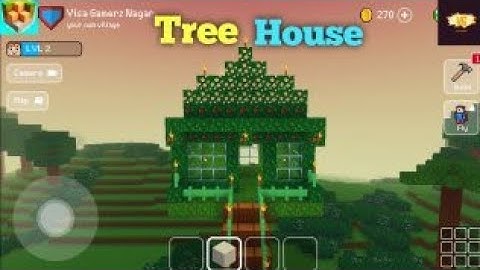 I build tree house | Block Craft 3d.