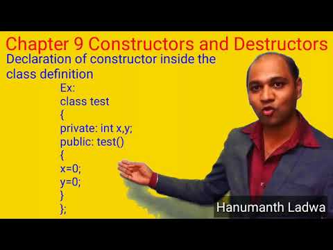 Constructors and Destructors Lecture 1