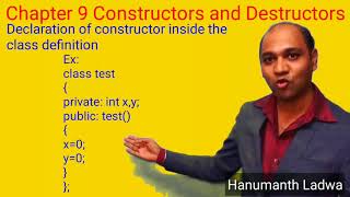 Constructors and Destructors Lecture 1