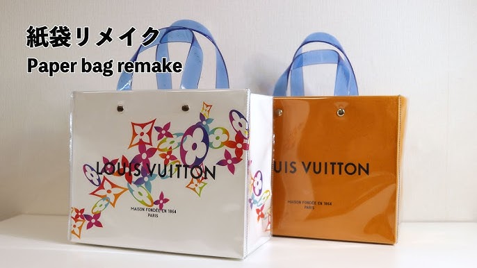 LOUIS VUITTON✨】ルイヴィトン 限定ショッパーでリメイクバッグ作り 