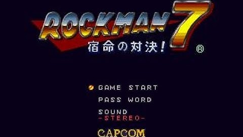 Rockman 7 intro level playthrough - Perfect Run