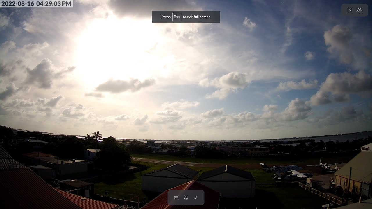 Live Cam San Pedro Airport and Sunset Ambergris Caye, Belize YouTube