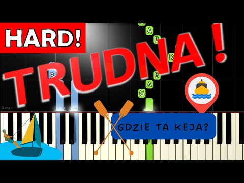 🎹 Gdzie ta keja - Piano Tutorial (TRUDNA! wersja) 🎹 🎵 NUTY W OPISIE 🎼