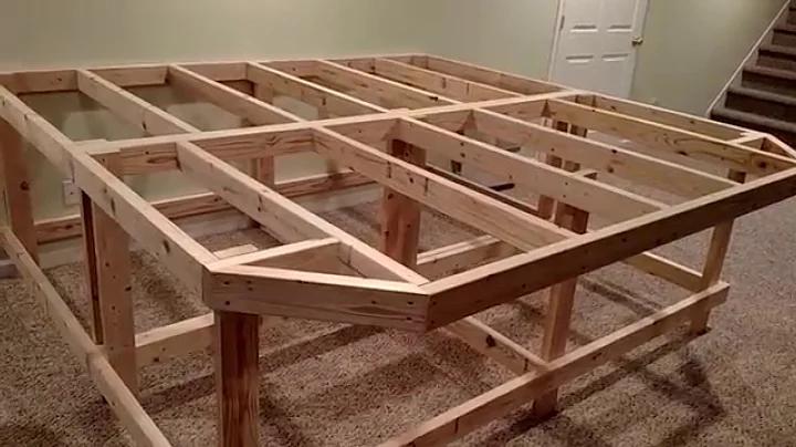 MTH O scale layout part #2 table building