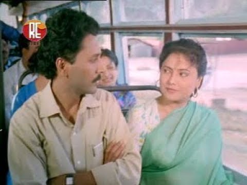 When Jayanti (Mridula Barua) & Parimal (Tapan Das) met for d 1st time in a bus // Abartan (1993)