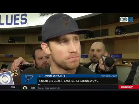 Blues' Schwartz feels more like himself these days