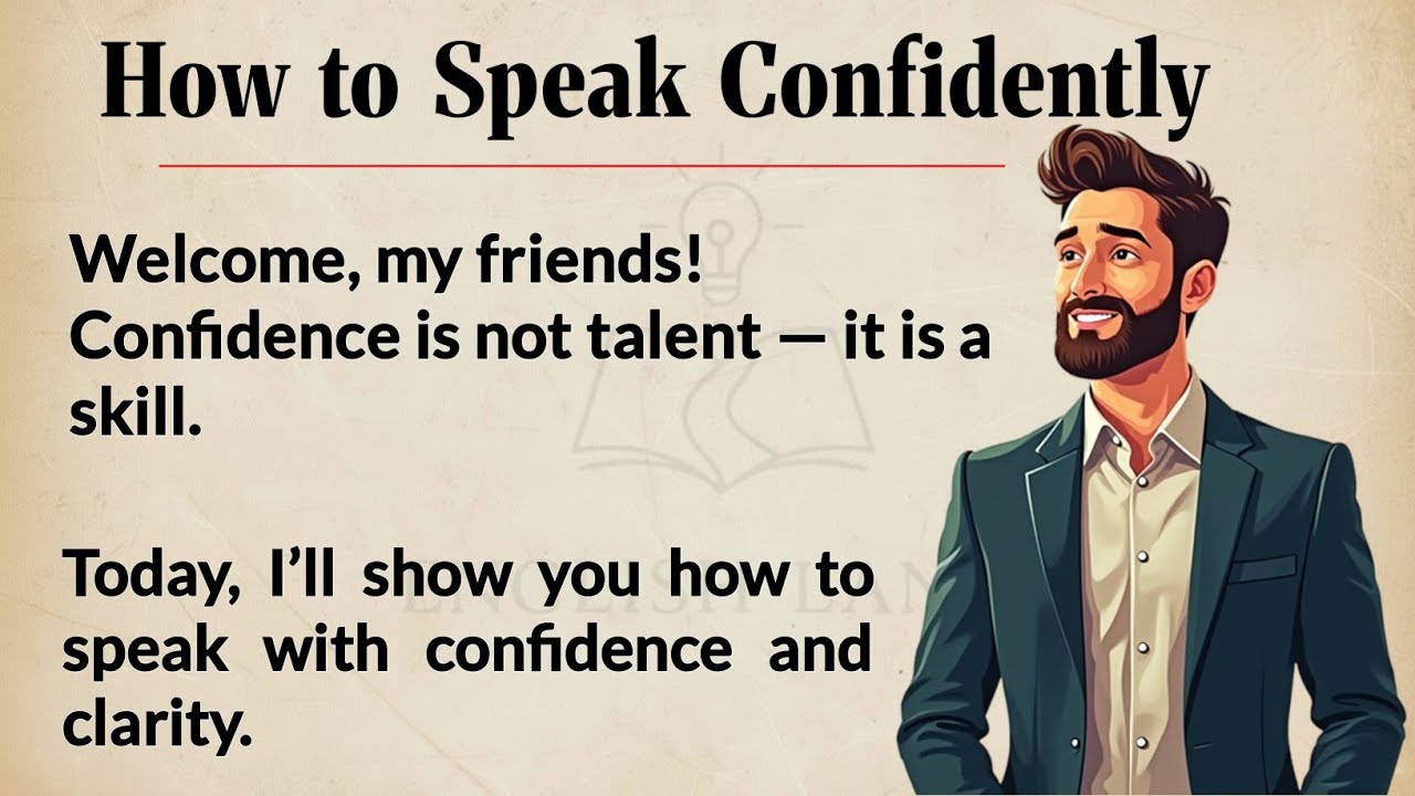 How to Speak Confidently in English and Life || English Listening ...