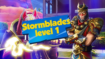 Stormblades Android iOS walkthrough - gameplay 1 !! Fire gaming