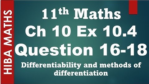 11th maths chapter 10 exercise 10.4 question 16-18 tn syllabus hiba maths