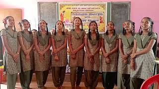 Kalisu guruve kalisu song @ govt high school mangalwada .