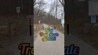 First Trail Skate of 2026! #InlineSkating #rollerblading @AuthenticRollerblade