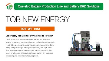 Laboratory Jet Mill Airflow Crusher For Dry Electrode Powder Processing