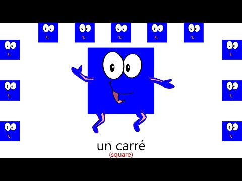 La Chanson Des Formes French Shapes Song Les Formes En Français Learn French Basics 