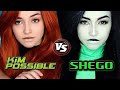 Kim Possible Live-Action | Kim and Shego Makeup Tutorial