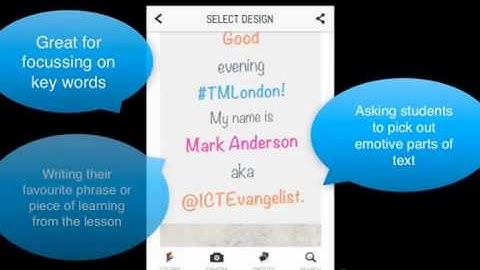 @ICTEvangelist at #TMLondon gives FIVE wins in THREE minutes from his classroom