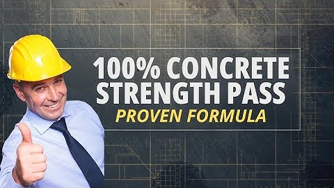​100% Concrete Strength PASS: The PROVEN Target Strength Formula & 3-Step Mix Design System #aci 
