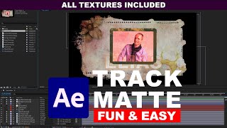 After Effects Track Matte 2023, How To Be Creative | With FREE Textures