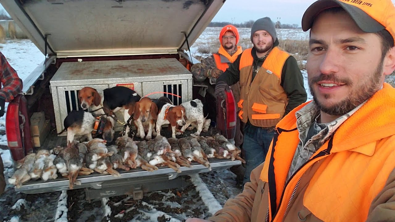 February 15, 2020 Rabbit Hunting - 34 Rabbits - YouTube