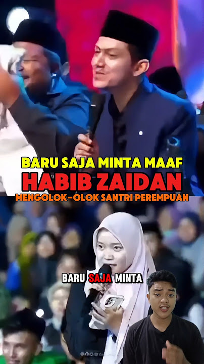 Viral habib Zaidan mengolok-olok santri perempuan #informasi #faktamenarik #shorts