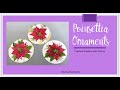 FolkArt One Stroke Practice Strokes With Donna - Poinsettia Ornaments | Donna Dewberry 2021