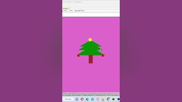 Christmas Tree Using Python turtle Graphics #learnwithajitmore
