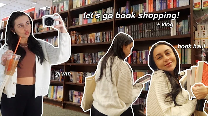 VLOG: day in my life! (book shopping, grwm, book h...