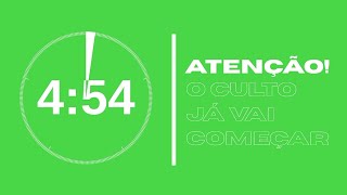 Cronômetro Para Igreja, Sem Programação 5 Minutos - Chroma Key