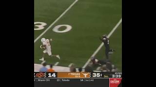 Keilan Robinson Tightrope Touchdown Texas Longhorns Vs Oklahoma State Cowboys Scripted