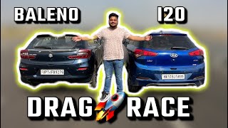 Elite i20 diesel vs Baleno 2023 DRAG RACE! Japan vs Korea🗿 #hyundai #suzuki #baleno2023 #i20 #race