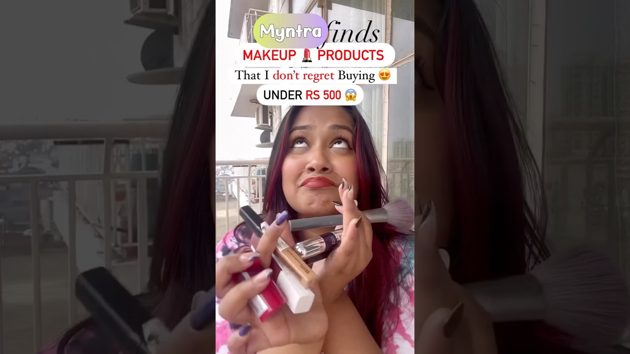Myntra finds Makeup 💄 that I don’t regret buying 😱‼️ #myntra #myntrahaul #myntrafinds #makeup