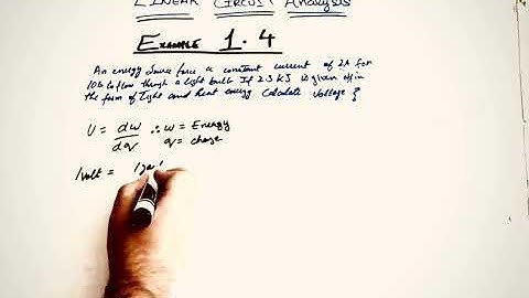 Fundamental of electric circuit sixth edition /chapter 1 / example 1.4  Solution