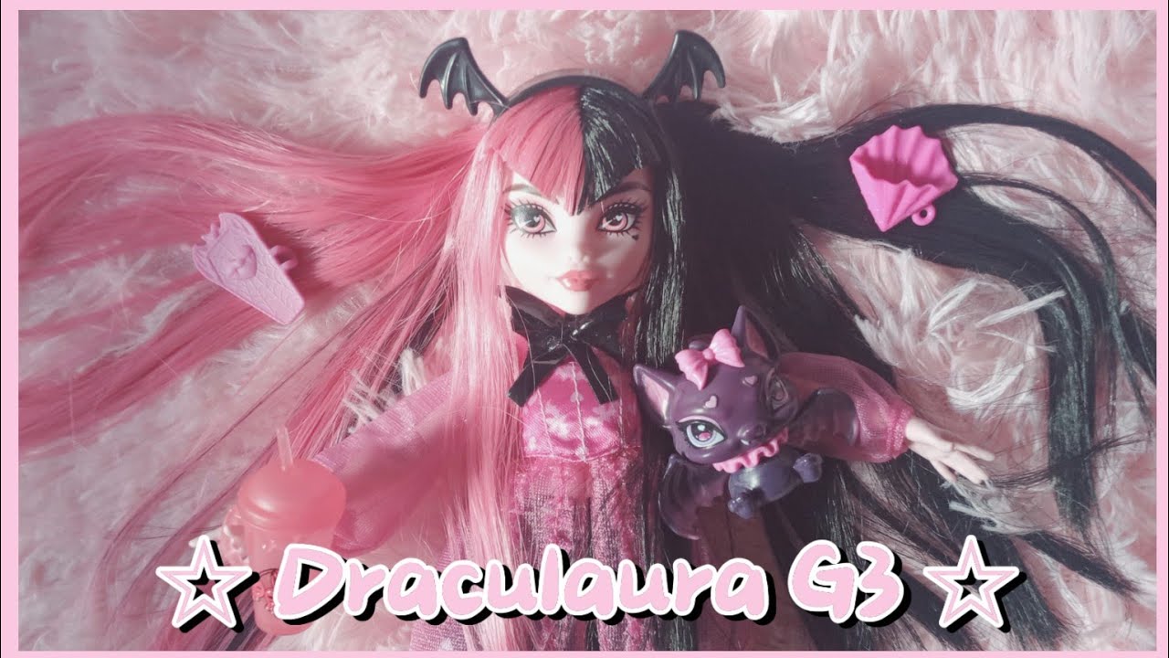 🌸 Minha primeira Draculaura G3 de Monster High 