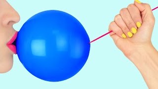 Today we'll share with you the most interesting balloons life hacks!
we hope you'll like these smart and useful everyday tricks spectacular
experiments w...