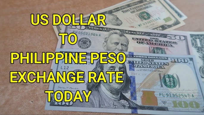 1 us dollar to philippine peso exchange rate today USD PHP 