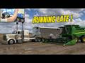 High Speed Run to Arizona Heavy Grain Haul Peterbilt 