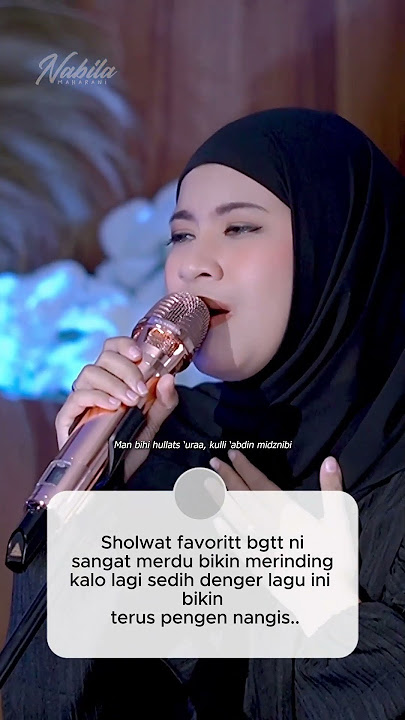 ASSHOLATU 'ALANNABI  |  (Cover) Nabila Maharani  #nabilamaharni #ramadhan #musik