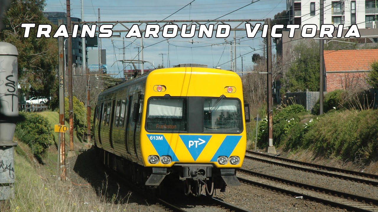 Metro & V/Line Trains around Melbourne 3 - YouTube