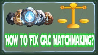 How to Fix the "Inconsistent" GAC Matchmaking. [SWGoH]
