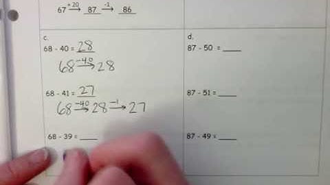Grade 2 Module 4 Lesson 3 Homework